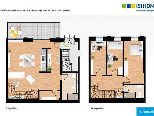 4-Raum-Maisonette-Wohnung im "Markthof-Carré" - WE22