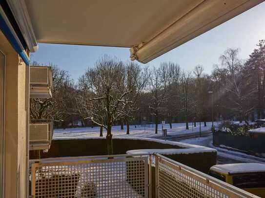 Seniorengerechte 2-Zimmerwohnung mit Balkon mit Blick ins Grüne