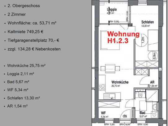 H.1.2.3 | Attraktive Neubauwohnung | Klimaschutzsiedlung | Haltern am See