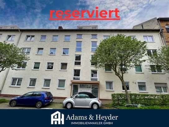 Reserviert: Leer zu 01/25: 3ZKB-Wohnung mit Balkon zwischen Tischbeinstraße und Wilhelmshöher Allee