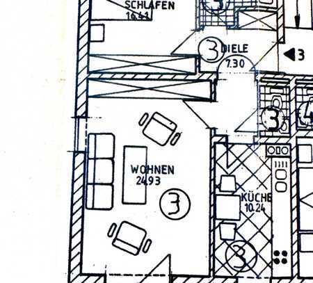 Gemütliche, schöne 2-Zimmer-Wohnung inkl. Garage mit Balkon in Piding