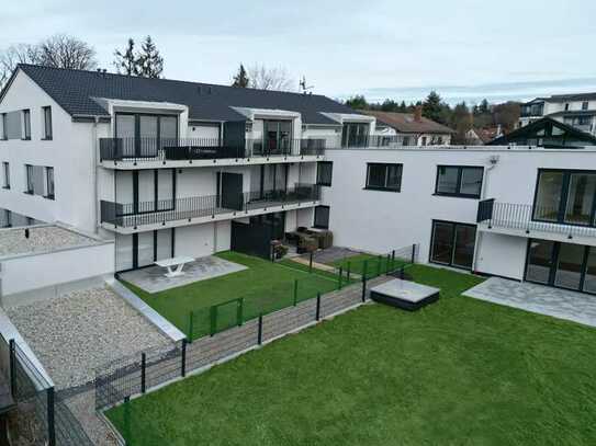 Moderne effiziente hochwertige DHH / Bauhausstil-Villa mit großzügigem Südwestgarten PROVISIONSFREI