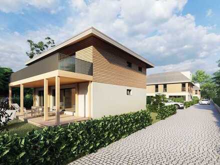 Energieeffizientes Einfamilienhaus aus Holz am Wasser