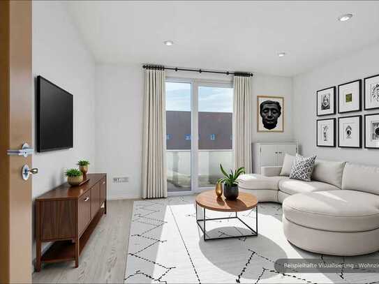 Lichtdurchflutete 3-Zimmer-Wohnung mit zwei Balkonen und moderner Einbauküche