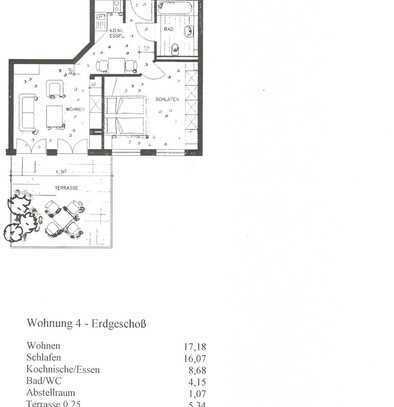 2-Zimmer-Wohnung in Carolinen-Residenz in Würzburg Lengfeld zu vermieten