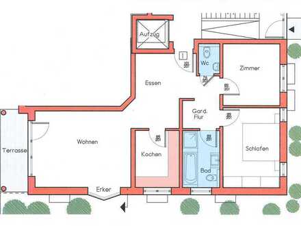 Neubau/Erstbezug! 3-Zi.-Wohnung mit Garten in bester Lage