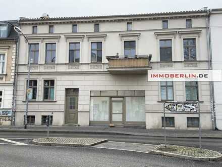 IMMOBERLIN.DE - Zentral in Babelsberg! Vermietete Altbauwohnung mit ruhigem Südbalkon