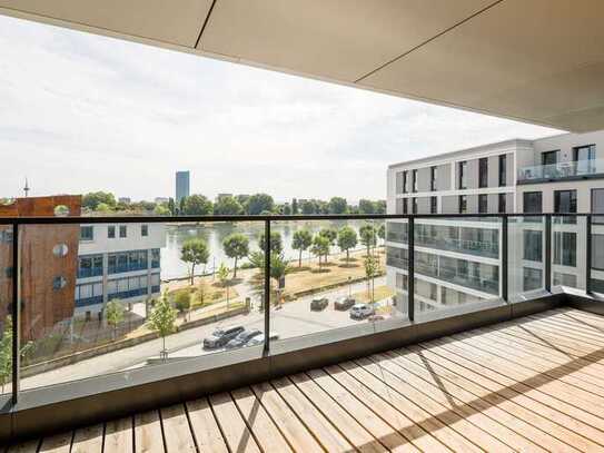 Hochwertige 4-Zimmer Neubauwohnung mit Blick auf den Rhein im 4.OG