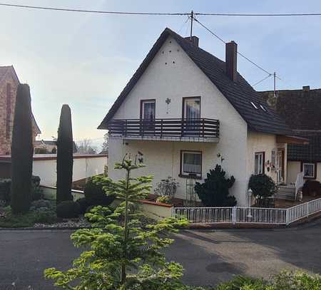 Einfamilienhaus (mit Zweithaus) und herrlicher Aussicht