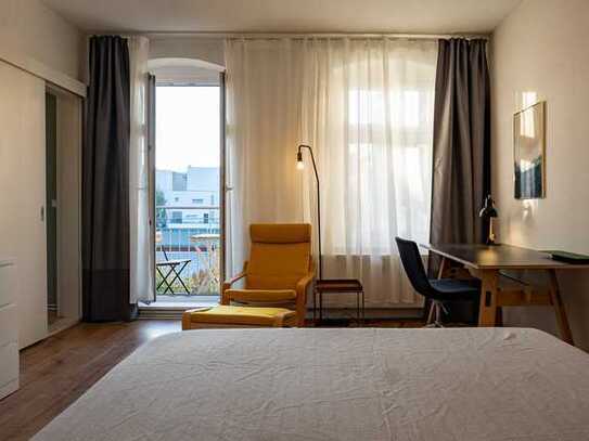 Sunny Studio Apartment in Berlin, Prenzlauer Berg