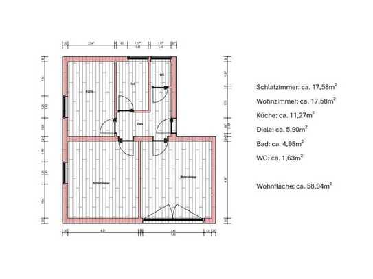 Komplett renovierte 2,5-Raum-Hochparterre-Wohnung in Ennepetal