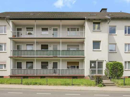 Dachgeschosswohnung, ca. 57 m², zwei Zimmer, mit Gemeinschaftsgarten in Mülheim-Dümpten