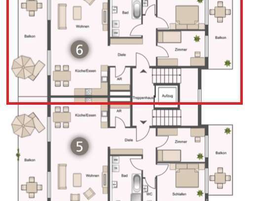 Erstbezug mit Balkon: Exklusive 3,5-Raum-Wohnung mit gehobener Innenausstattung in Aalen