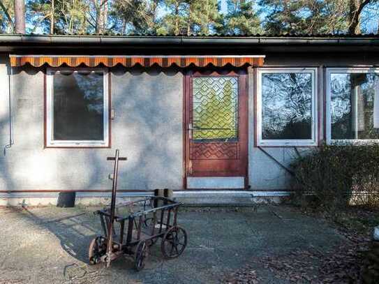 Heinze-Immobilien(IVD): Ruhig gelegener Ferienbungalow zur Miete in Rüdnitz bei Bernau (07)