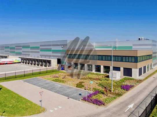 NEUBAU ✓ RAMPE + EBEN ✓ Lager-/Logistik (60.000 m²) & Büro (2.000 m²) zu vermieten