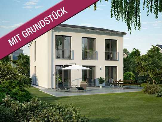 Erleben Sie moderne Architektur auf knapp 500m² Grundstück