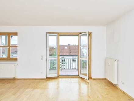 Wohnen mit Alpenblick: Freundliche 3-Zi.Whg. mit Balkon, Alpenblick + großer Hobbyraum im DG. & TG.