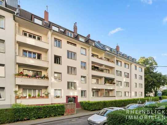 Sanierungsbedürftige Balkonwohnung im Agnesviertel mit perfektem Grundriss!