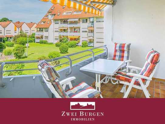 4-ZIMMER-EIGENTUMSWOHNUNG 
MIT LOGGIA UND TG-STELLPLATZ IN HEMSBACH