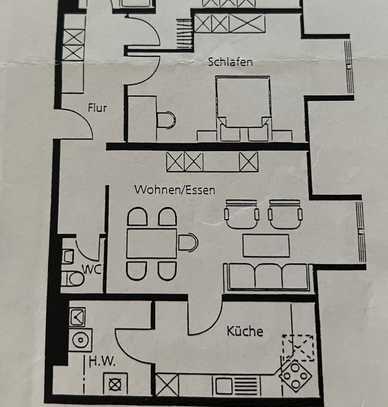 Geräumige 3-Zimmer-Dachgeschosswohnung zur Miete in Nittendorf