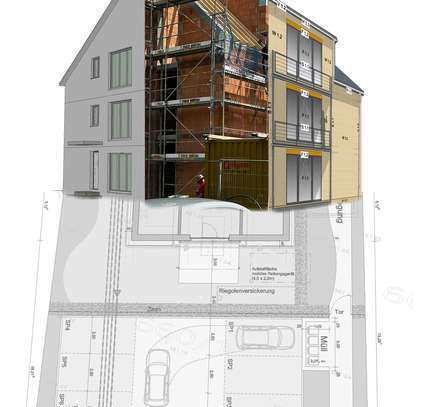 Mühldorf Zentrum, Lände, Erstbezug, 5-Raum-Wohnung, gehobene Ausstattung