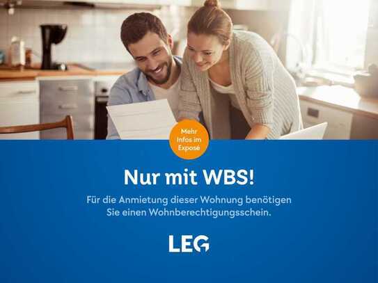 WBS! Gemütliche Dachgeschosswohnung mit tollem Balkon