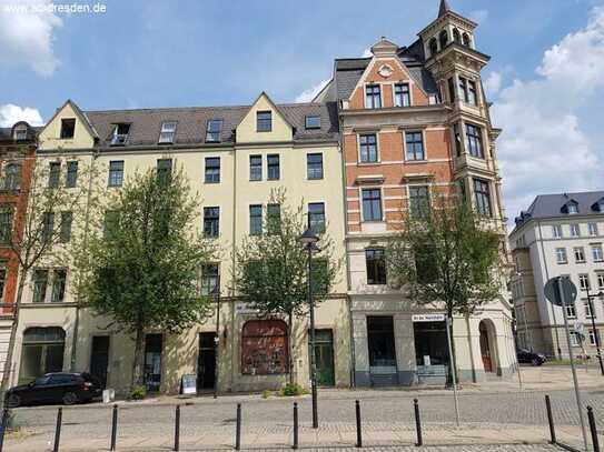 Ruhige helle 2-Raum-Wohnung in einem sanierten Gründerzeithaus im Zentrum von Chemnitz