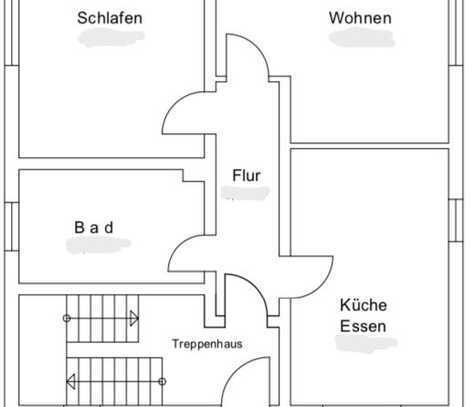 Freundliche und modernisierte 2-Raum-EG-Wohnung mit gehobener Innenausstattung in Langenfeld