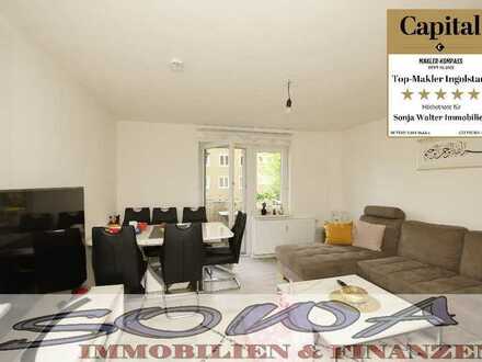 Modernisierte 4 Zimmer Wohnung mit Südbalkon in Neuburg - Ein Objekt von Ihrem Immobilienpartner ...