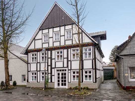 Historisches Fachwerkhaus in der Rietberger Innenstadt