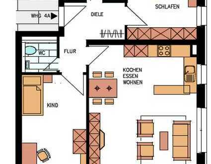 ,,Wohnen im Naturpark'' - Exklusive 3 Zi.-Obergeschosswohnung! - 4A