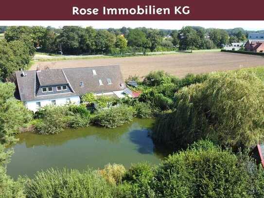 Haus am Teich: Idyllisches Mehrgenerationen-Wohnen in Alleinlage in Friedewalde