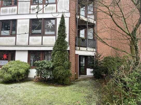 3-Raum-Erdgeschosswohnung mit Terrasse und Zugang zur Leinemasch