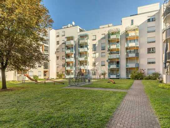 Gepflegte 1-Zimmer-Wohnung mit herrlicher Loggia im Erdgeschoss in "Alte Spinnerei"