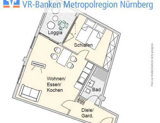 Ansprechende Wohnanlage im Nürnberg Nord: 60 stilvolle Neubau-ETW und 10 Büroeinheiten in Stadtlage!