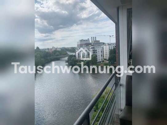 Tauschwohnung: Wasserblick und Parkett 1-Zimmer Whg in Charlottenburg