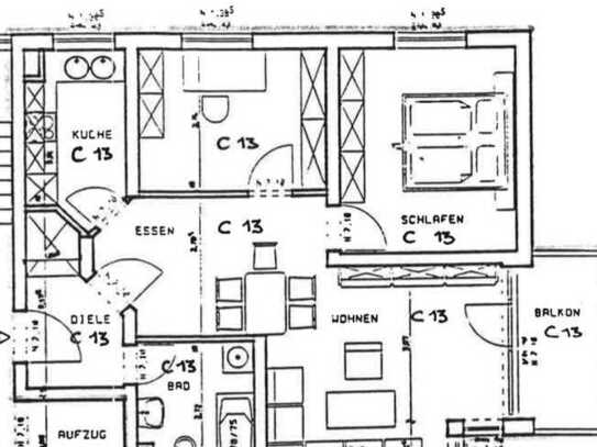 830 € - 69 m² - 3.0 Zi.