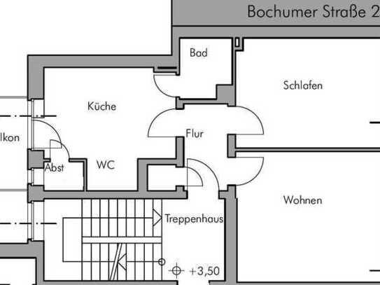 Erstbezug nach Sanierung: Schöne 2-Raum-Wohnung in Herne