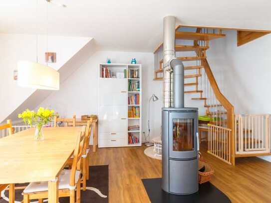 Ansprechende 4-Zimmer-Maisonette-Wohnung mit Balkon in Volkach