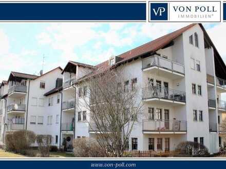 Helle 2-Zimmer-Wohnung mit Balkon und Tiefgarage in Rednitzhembach