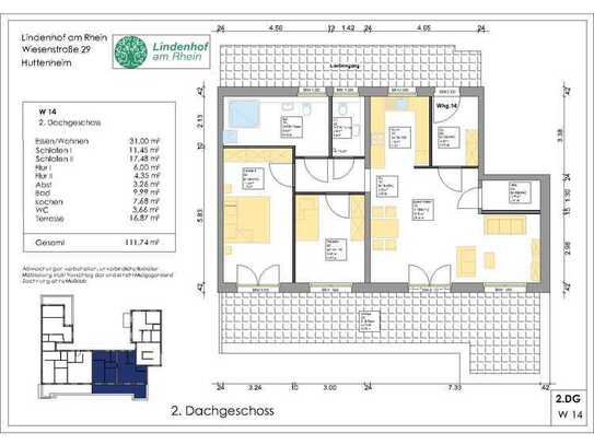 14 - Exklusives Penthouse mit Blick ins Grüne