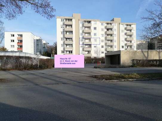 Ansprechende 3-Raum-Wohnung mit 2 Balkon und EBK in Regensburg