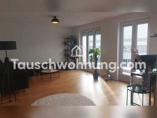 Tauschwohnung: Helle Wohnung mit Dachterrasse im Gallus