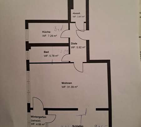 Geschmackvolle 3-Zimmer-Wohnung mit gehobener Innenausstattung mit EBK in München Schwabing