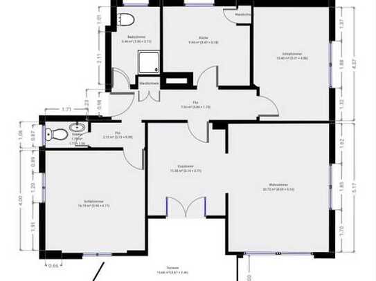 Ruhig gelegene Erdgeschosswohnung mit Terrasse und Garten in Bad Laasphe zu vermieten.