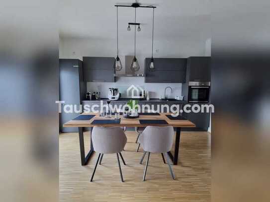 Tauschwohnung: 3,5 Zimmer Neubau mit Balkon, TG-Stellplatz und EBK