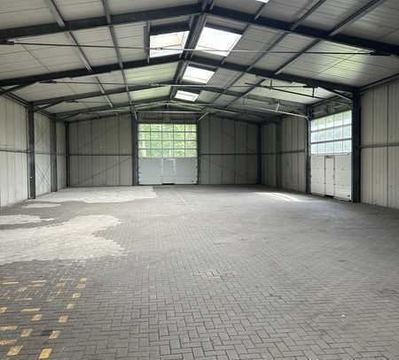 Lagerhallen 1x 525m² 1x 300 m² 1x 225m² und 2x 150 m²