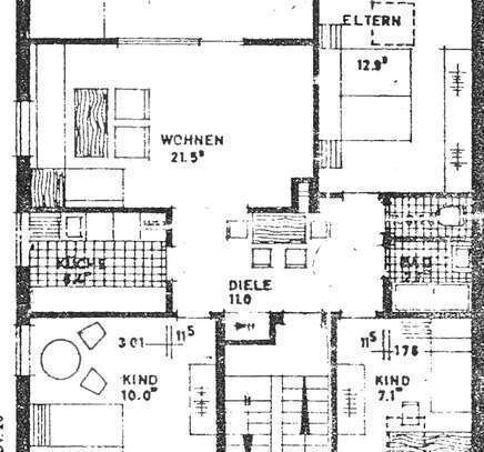 Preiswerte 4-Zimmer-DG-Wohnung mit Balkon und Einbauküche in Tübingen (mit Wohnberechtigungsschein!)