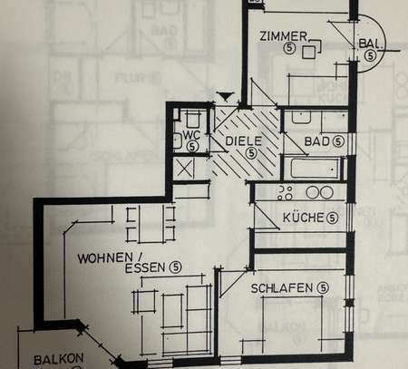 Schöne 3-Zimmer-Wohnung mit Balkon und Einbauküche in Bietigheim-Bissingen