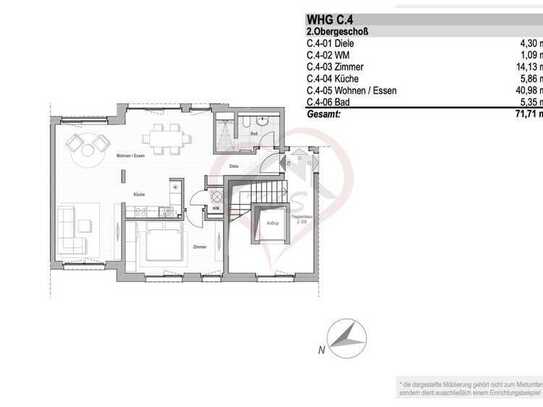 Wohnen im Herzen von Lampertheim - 2 Zi ohne Balkon